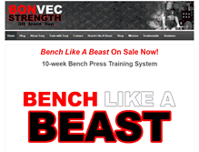 Tablet Screenshot of bonvecstrength.com